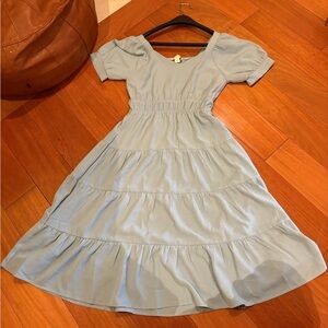 Light Blue Dress Perfect For Spring!